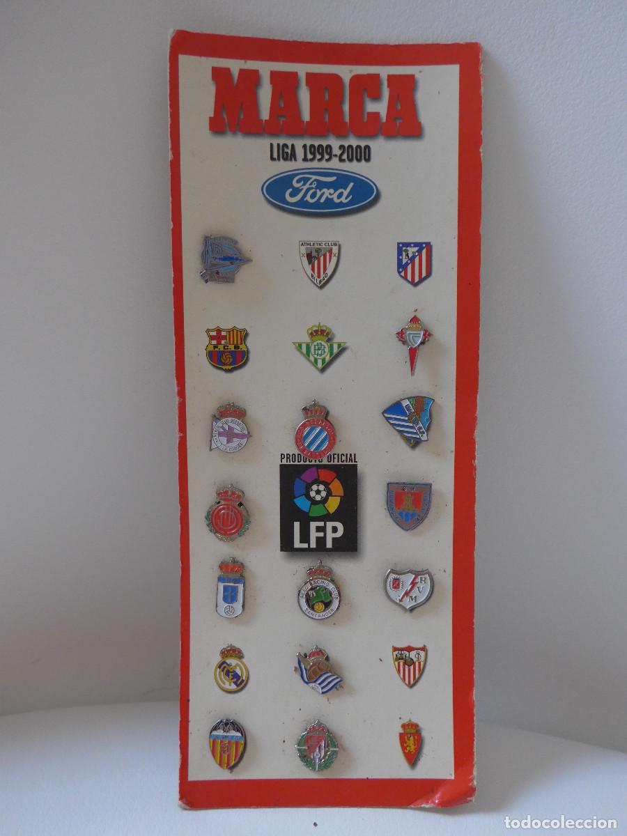 Coleccionismo deportivo: COLECCION DE PINES LIGA 1999-2000 DIARIO MARCA Y FORD