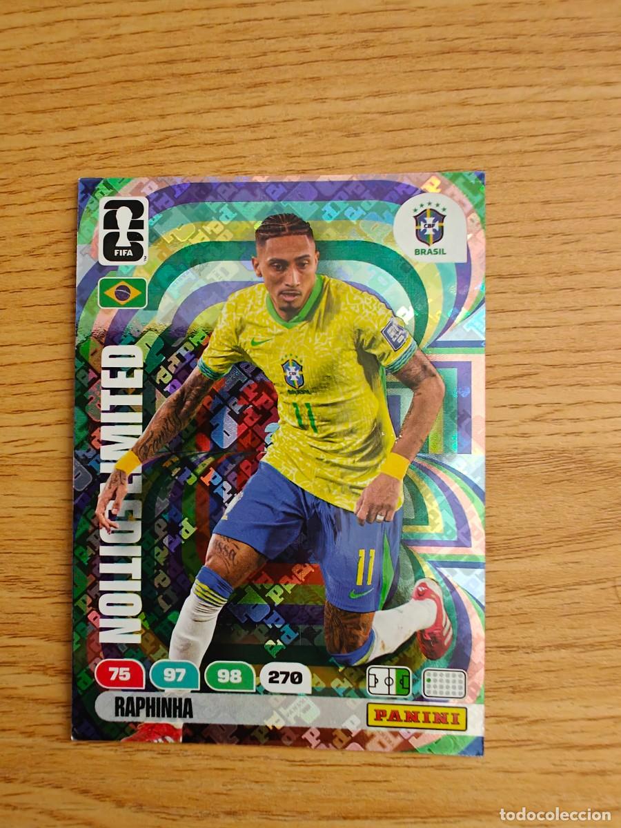 Coleccionismo deportivo: Raphinha Panini FIFA World Cup 26 Limited Edition Brasil Mundial Adrenalyn XL 2026