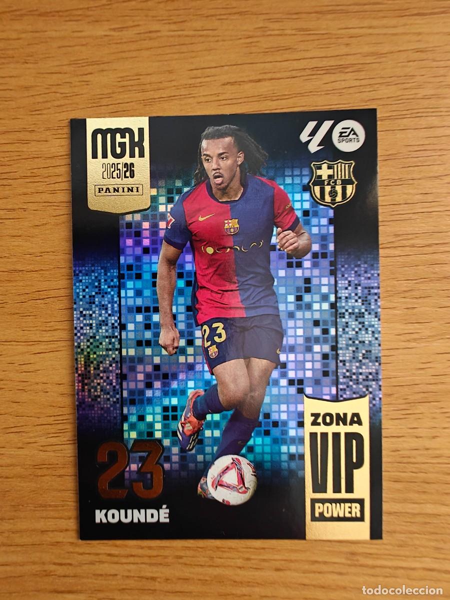 Coleccionismo deportivo: Kound&eacute; 399 P Zona VIP Panini Megacracks 2025 2026 Barcelona 2025 2026