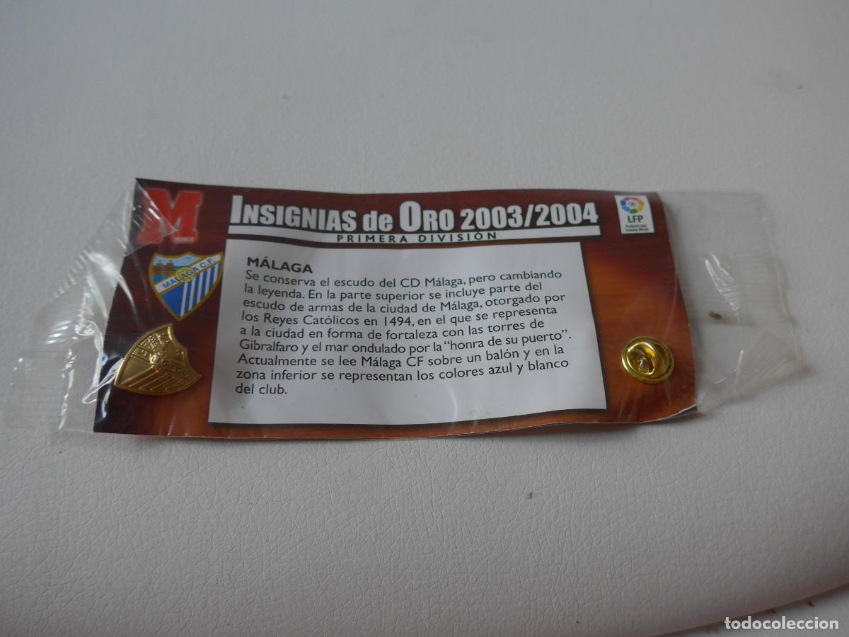 Coleccionismo deportivo: 18 INSIGNIAS DE ORO 2003/2004 PRIMERA DIVISION - Foto 13