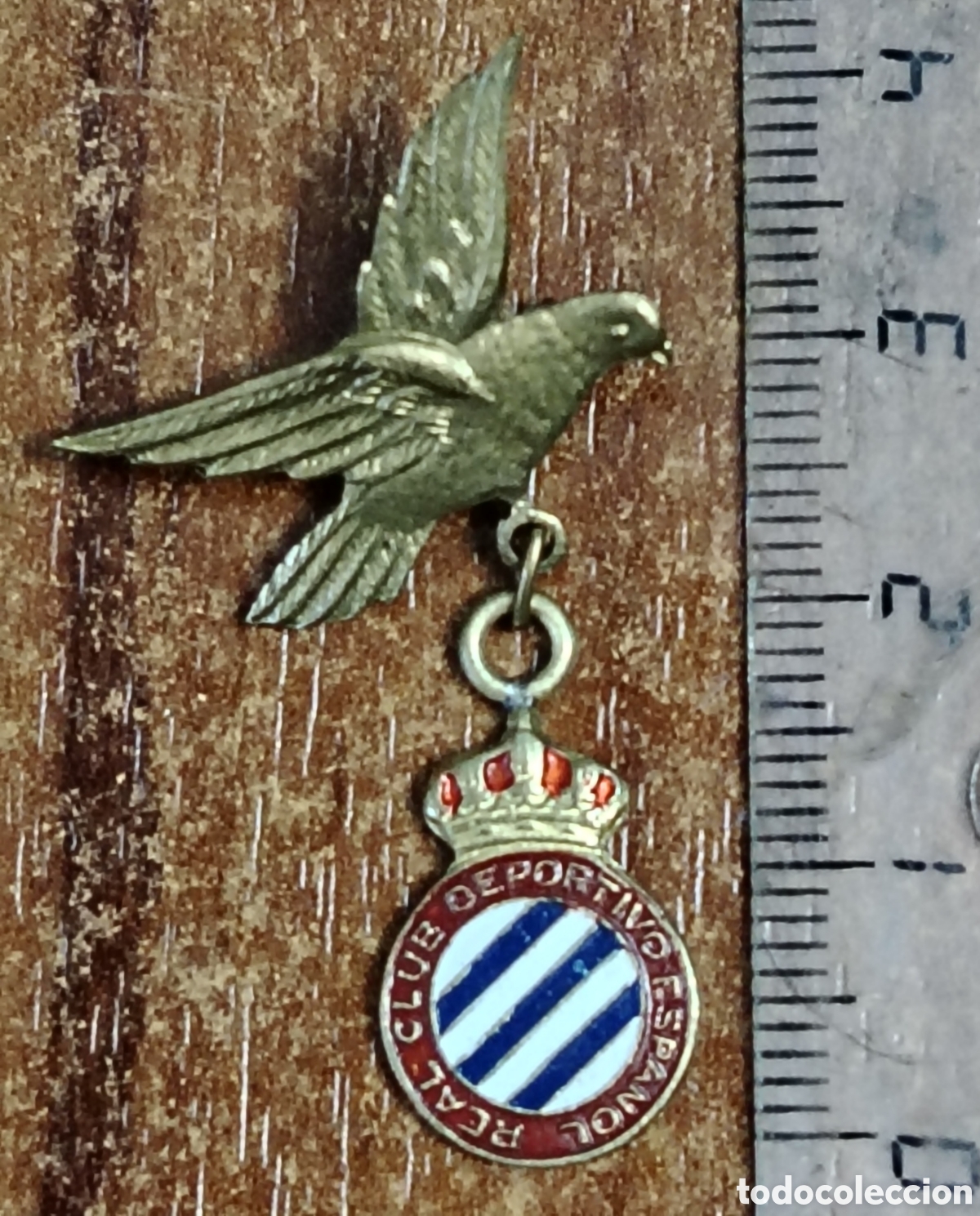 Coleccionismo deportivo: Insignia Real Club Deportivo Espa&ntilde;ol