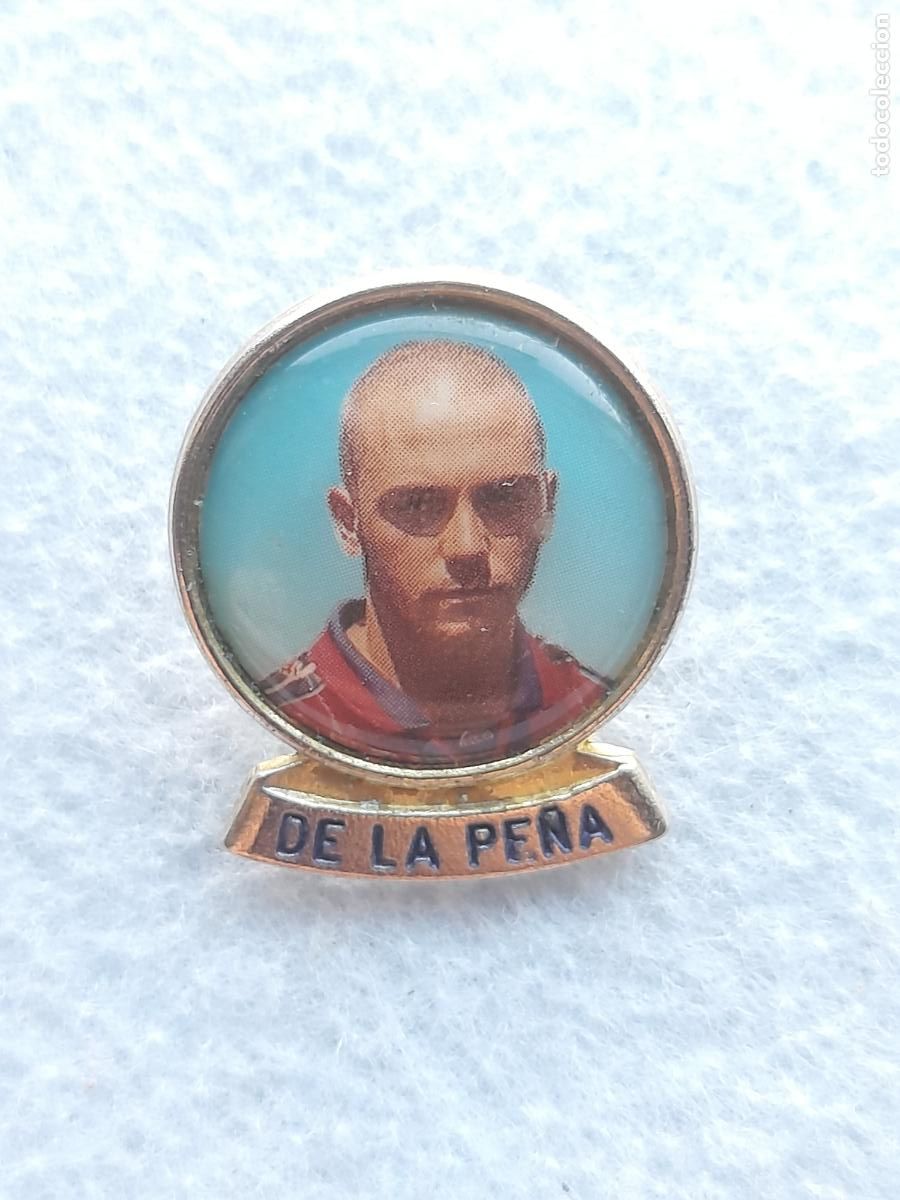 Coleccionismo deportivo: Pin F.C. Barcelona. De La Pe&ntilde;a.