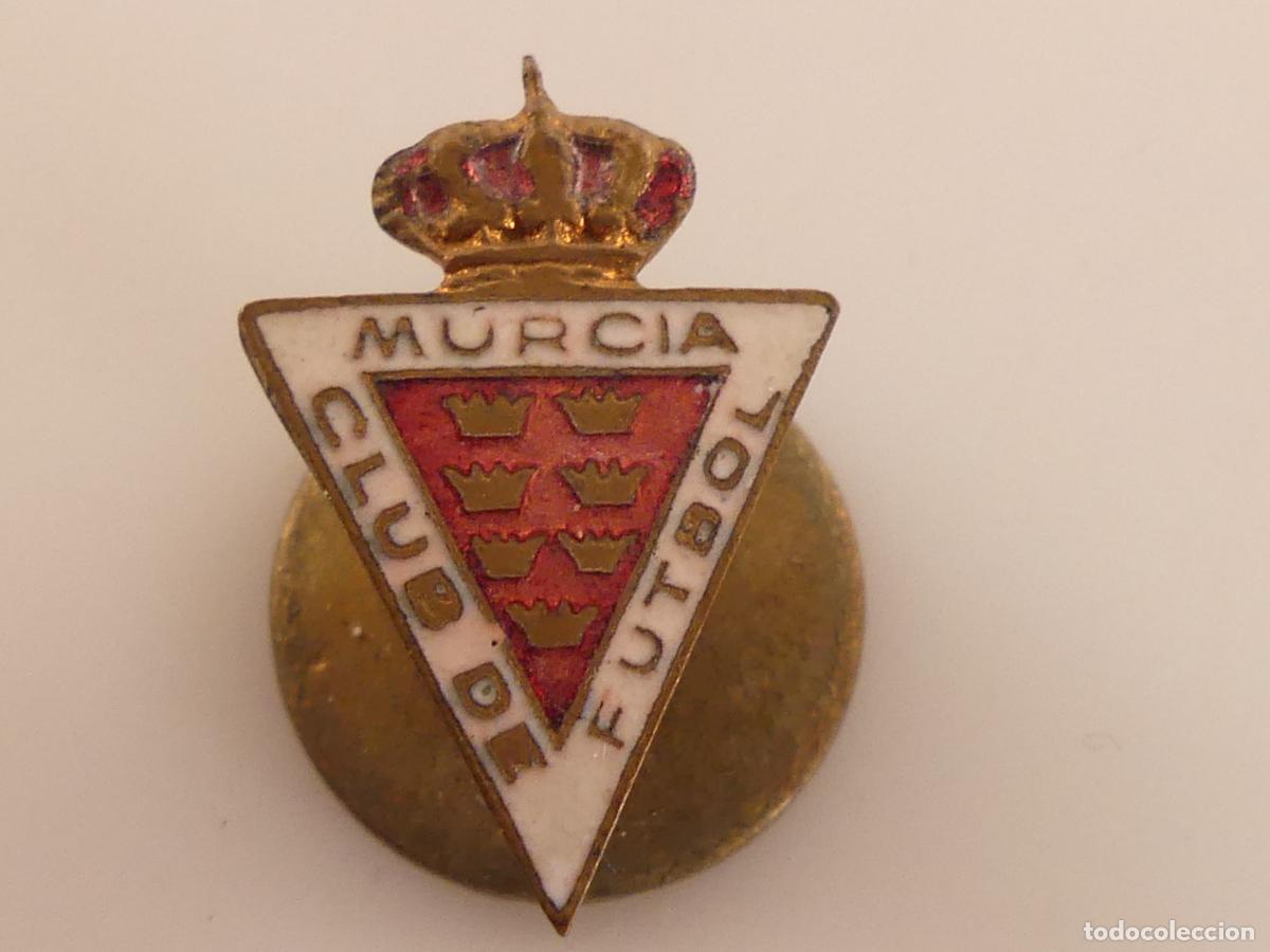 Sports collectibles: PIN OJAL INSIGNIA - CLUB DE FUTBOL MURCIA