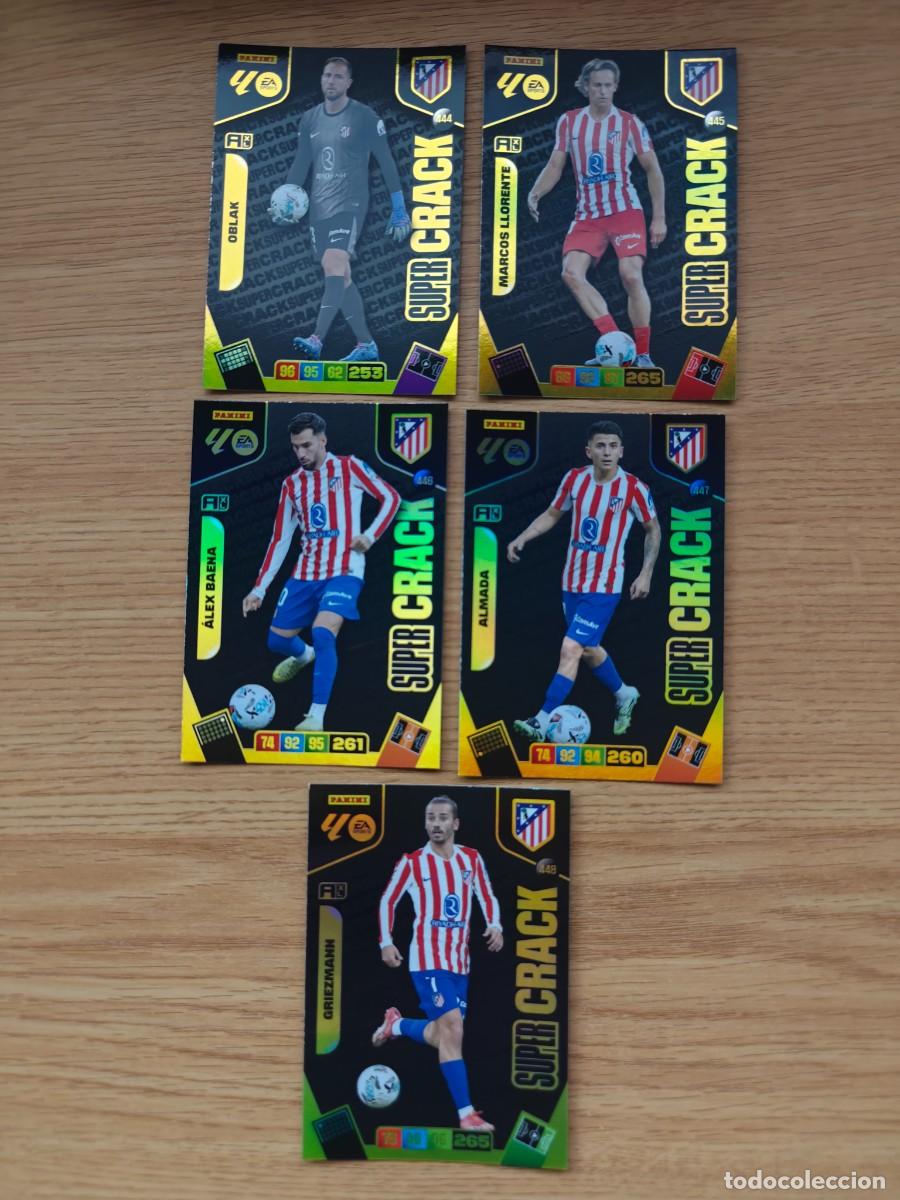 Coleccionismo deportivo: Lote 5 Super Crack Adrenalyn XL 25 26 Atl&eacute;tico de Madrid 2025 2026
