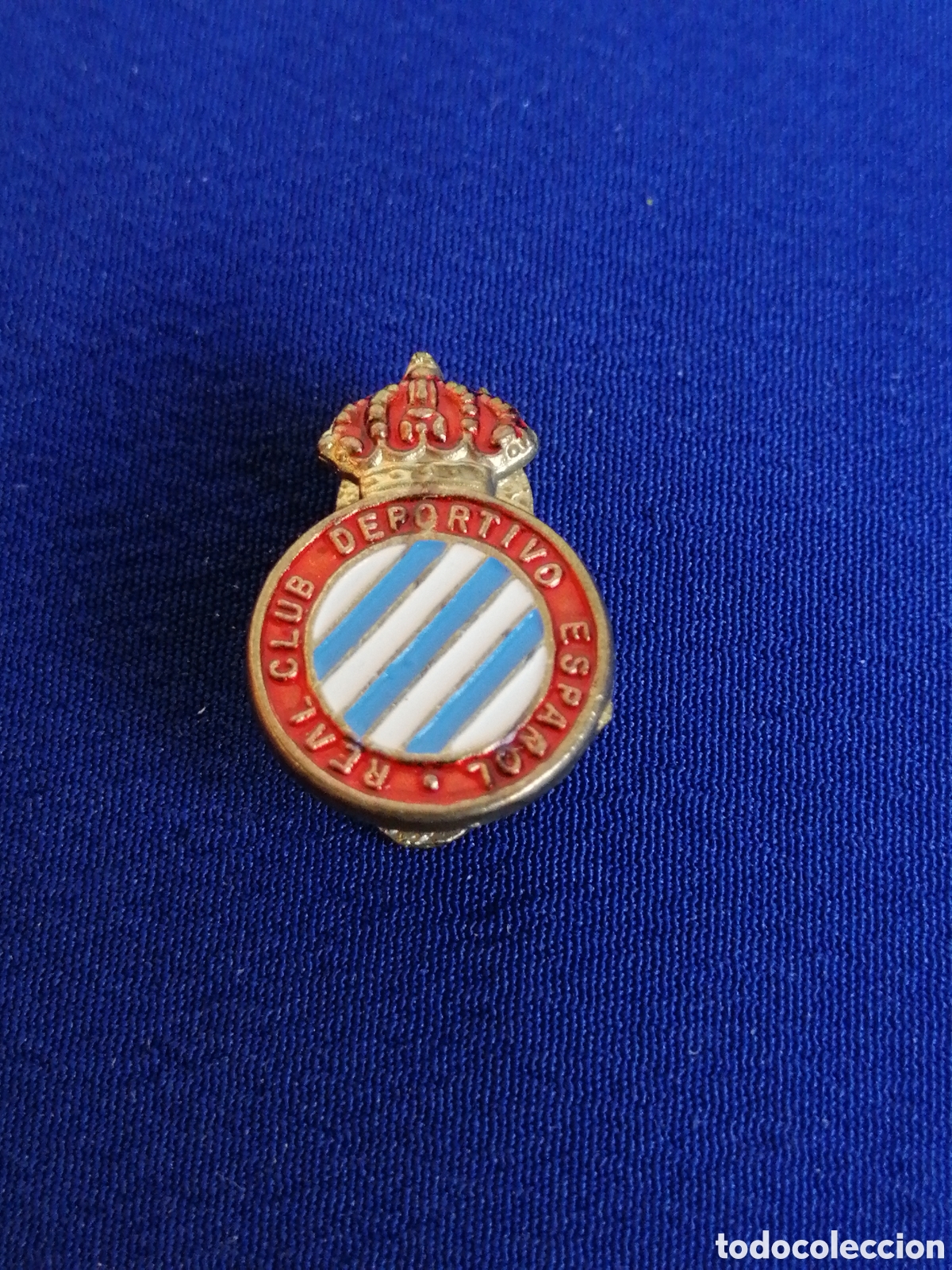 Colecionismo desportivo: REAL CLUB ESPA&Ntilde;OL INSIGNIA DE OJAL
