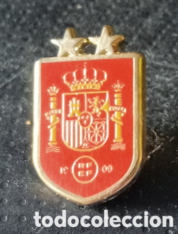 Coleccionismo deportivo: PIN F&Uacute;TBOL ESPA&Ntilde;A 2 ESTRELLAS