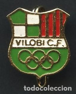 Coleccionismo deportivo: F&Uacute;TBOL, INSIGNIA, PIN ANTIGUO, VILOBI CLUB F&Uacute;TBOL