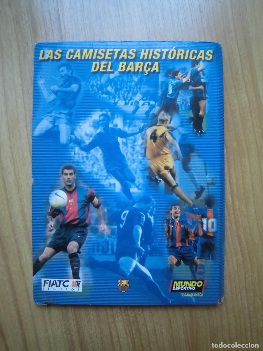 Coleccionismo deportivo: LAS CAMISETAS HIST&Oacute;RICAS DEL BAR&Ccedil;A MUNDO DEPORTIVO BARCELONA