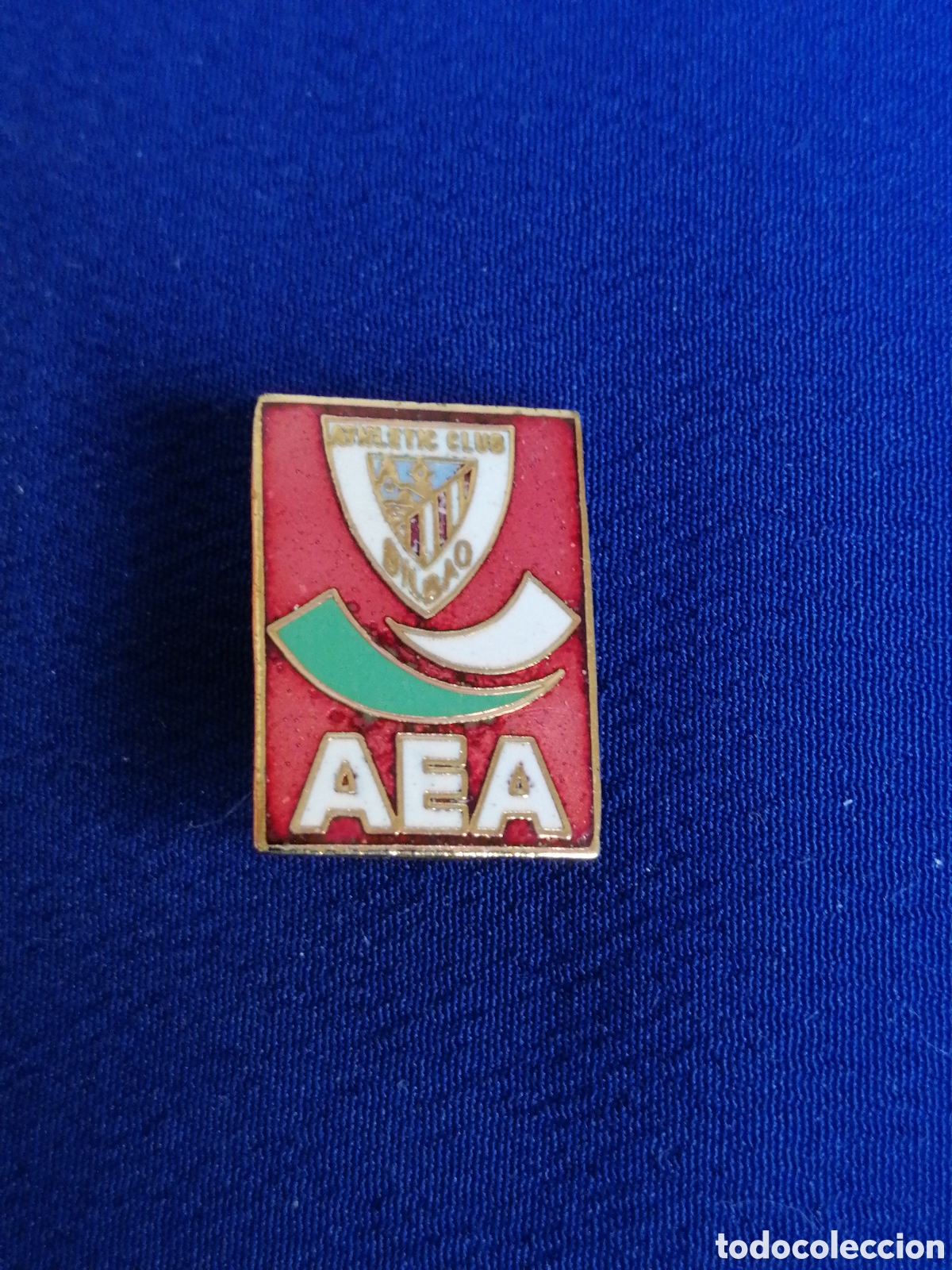 Coleccionismo deportivo: ATL&Eacute;TICO CLUB DE BILBAO - ASOCIACI&Oacute;N DE EXJUGADORES DEL ATL&Eacute;TICO DE BILBAO INSIGNIA DE ALFILER