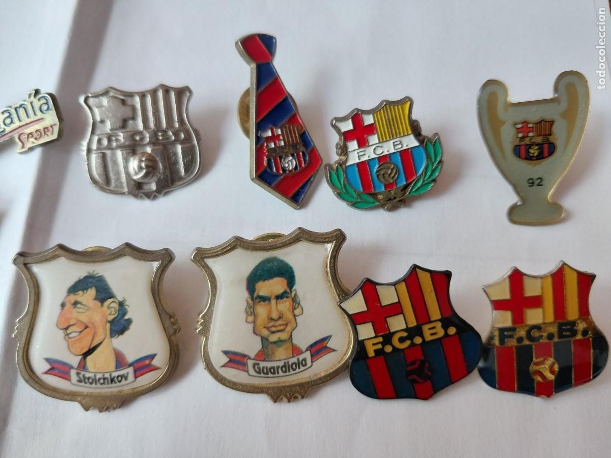 Coleccionismo deportivo: Pins de Bar&ccedil;a. Lote diverso. - Foto 3