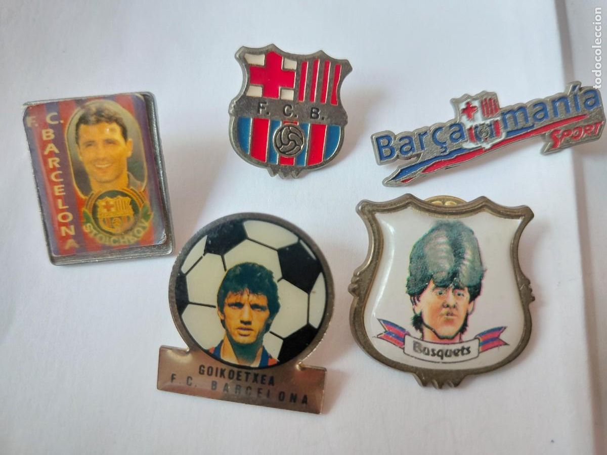 Coleccionismo deportivo: Pins de Bar&ccedil;a. Lote diverso. - Foto 4