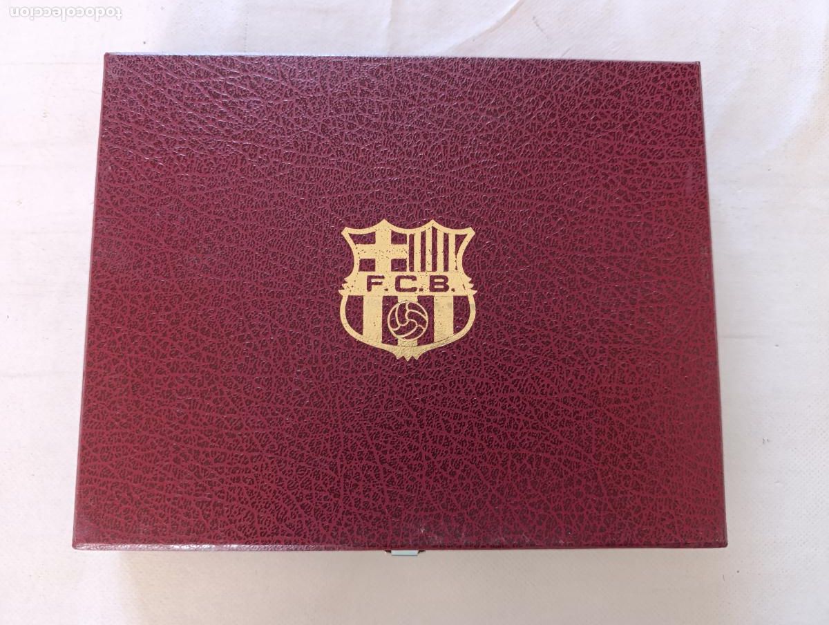 Coleccionismo deportivo: ESTUCHE / CAJA PARA PINES F.C. BARCELONA - FUTBOL - PIN - A&Ntilde;OS 90 - NO INCLUYE PINES (333#)