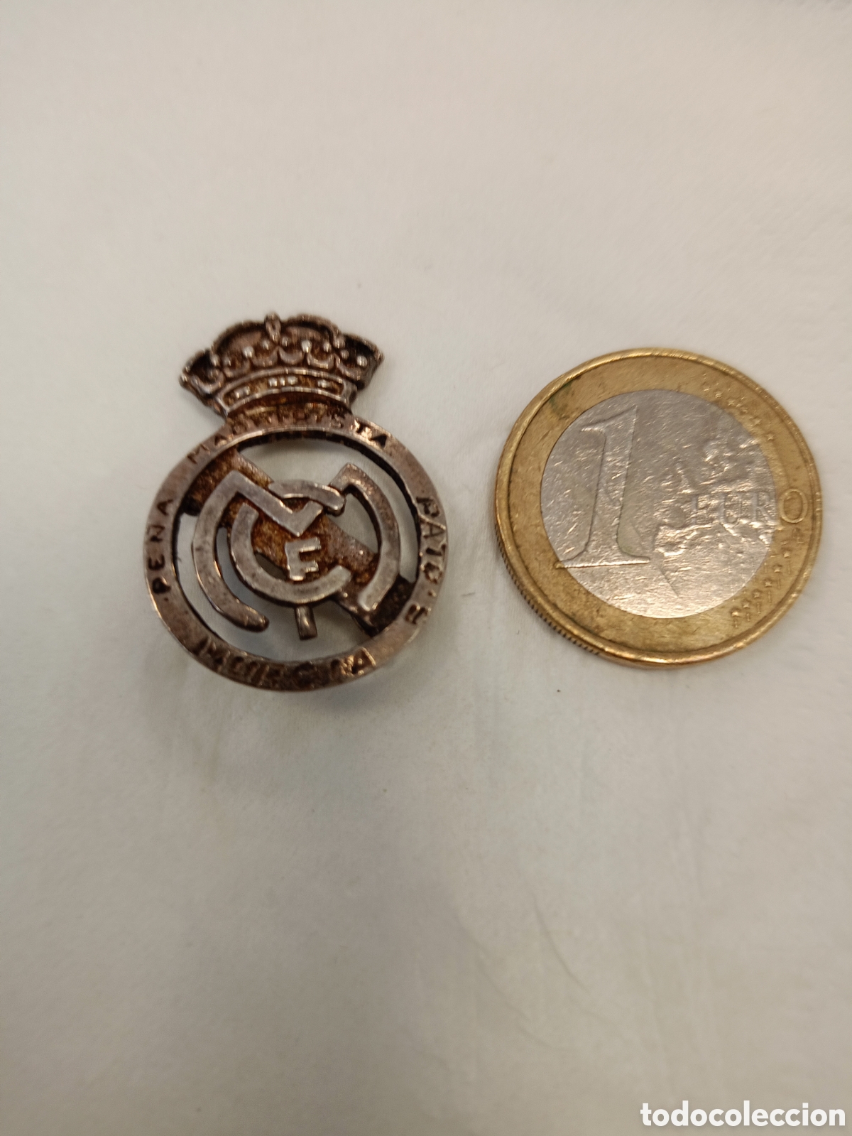 Coleccionismo deportivo: INSIGNIA PINS REAL MADRID. PE&Ntilde;A MADRIDISTA PACO'S. MURCIA