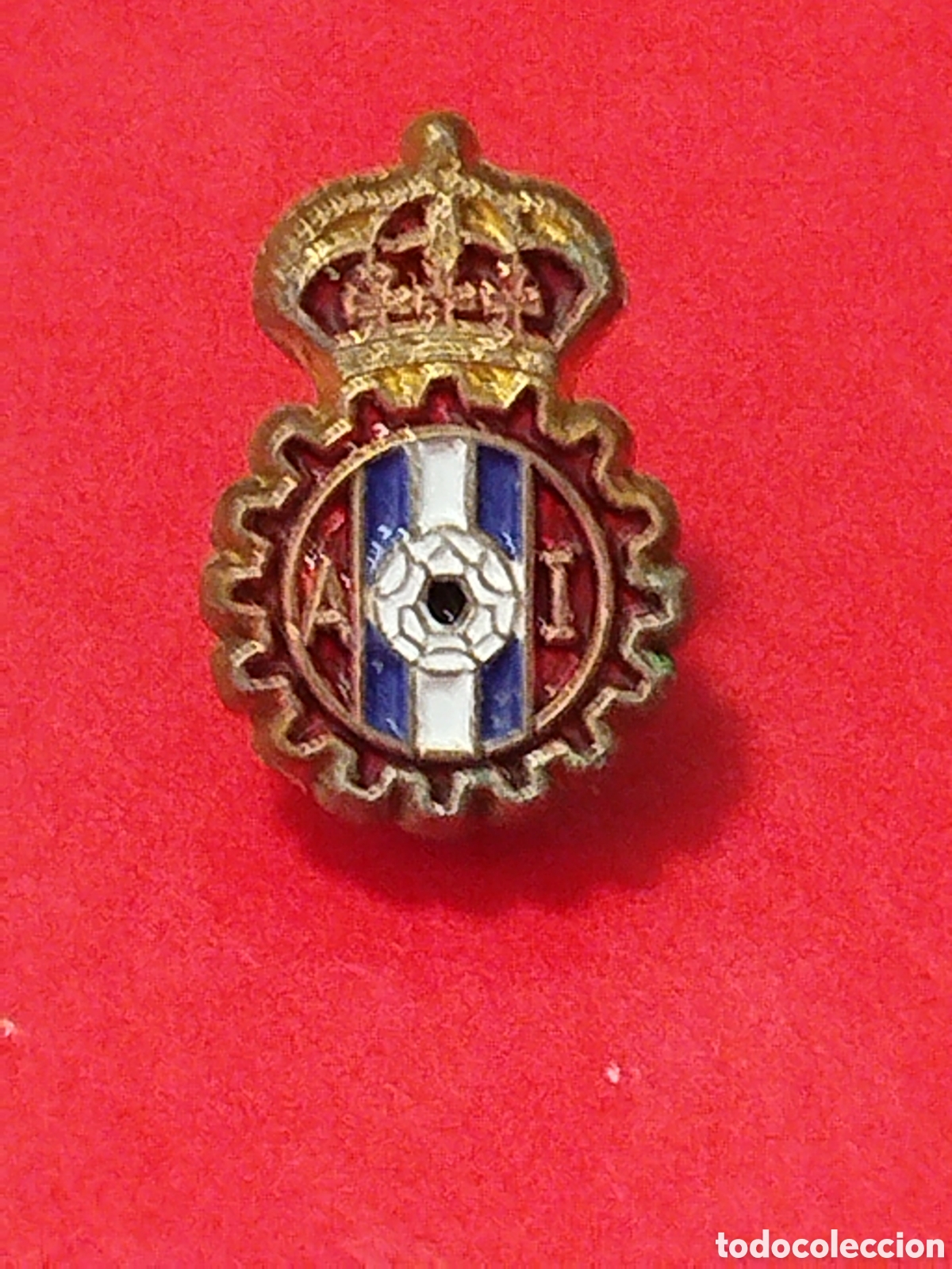 Coleccionismo deportivo: INSIGNIA DE FUTBOL AVILES INDUSTRIAL.ASTURIAS