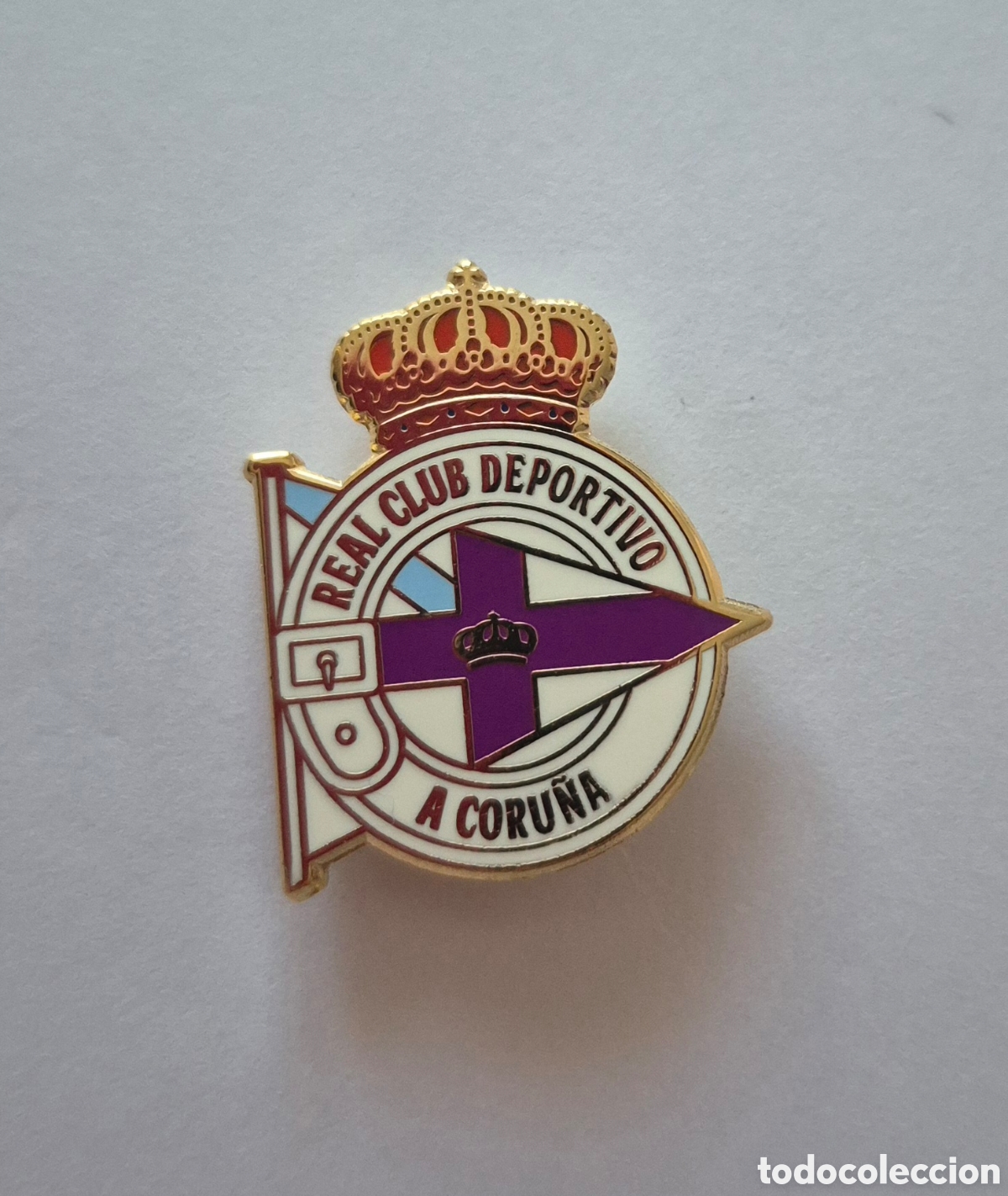 Coleccionismo deportivo: Pin del Real Club Deportivo de A Coru&ntilde;a - Equipo de f&uacute;tbol de Galicia