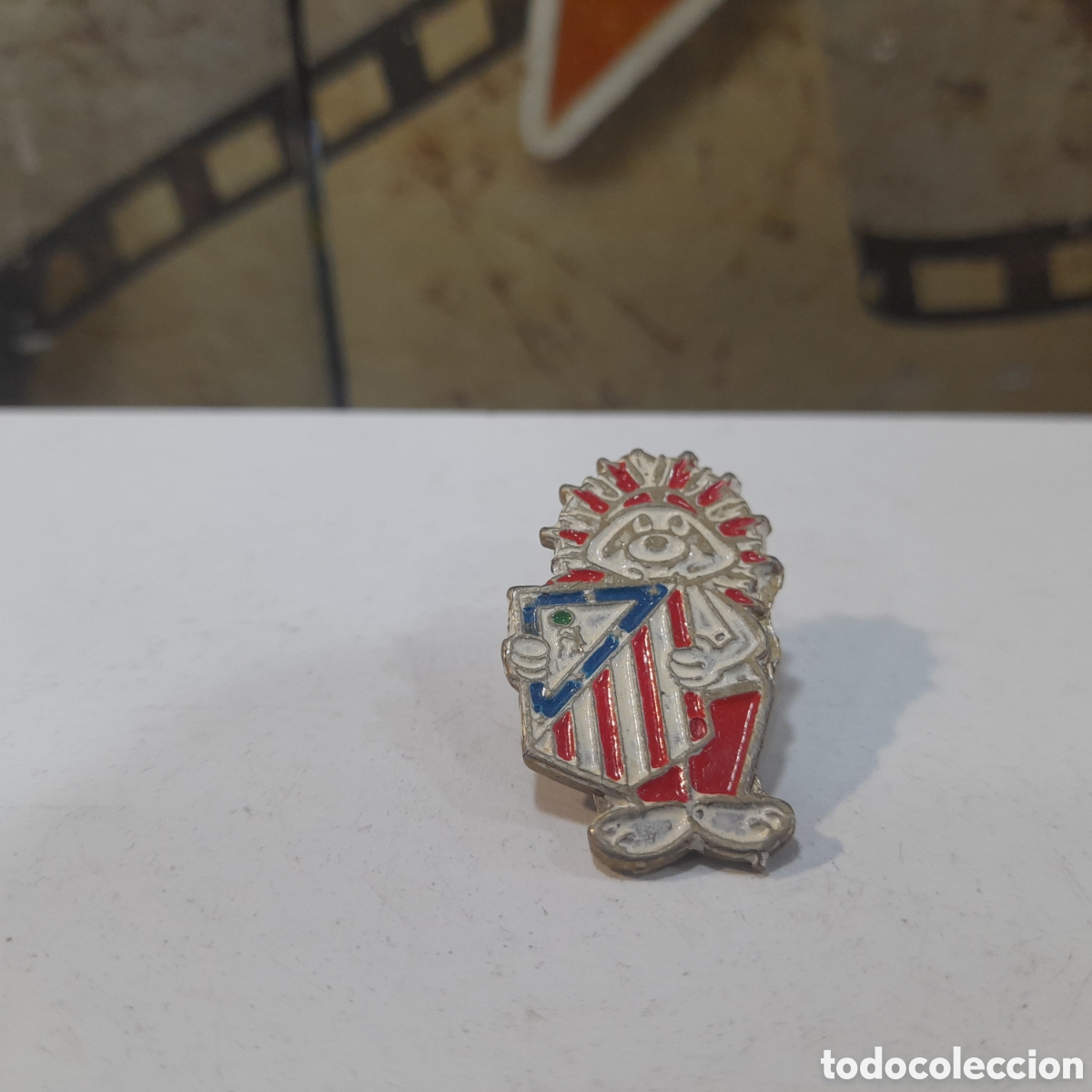 Coleccionismo deportivo: Pin Atl&eacute;tico de Madrid Indio