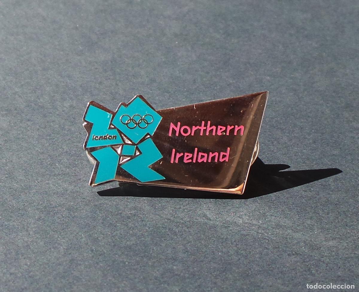 Collezionismo sportivo: PIN DE SOLAPA OFICIAL DE LOS JUEGOS OL&Iacute;MPICOS DE LONDRES 2012 (IRLANDA DEL NORTE).