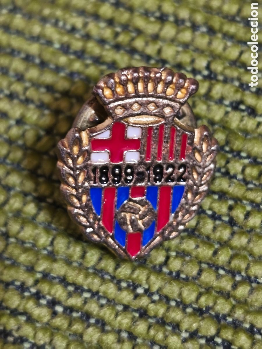 Coleccionismo deportivo: PIN FC BARCELONA VETERANOS 1899/1922