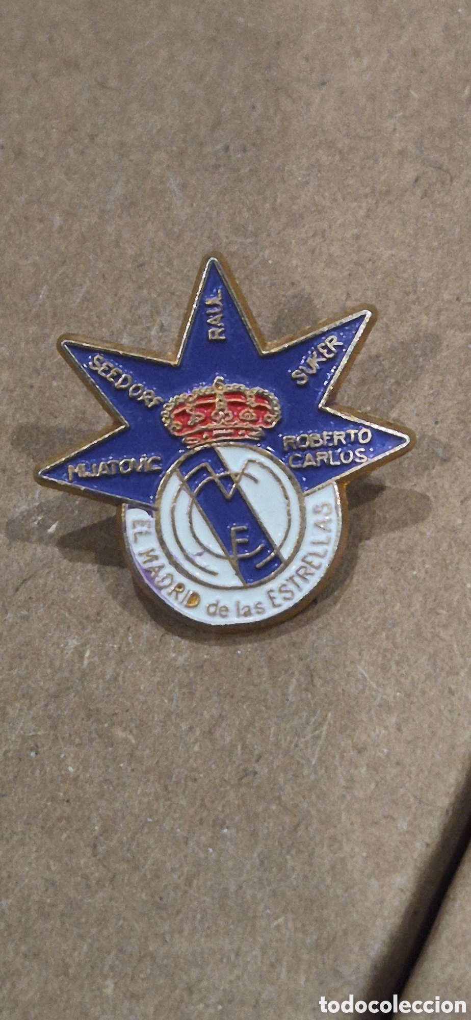 Collezionismo sportivo: Pin Real Madrid Club de F&uacute;tbol a&ntilde;os 80-90
