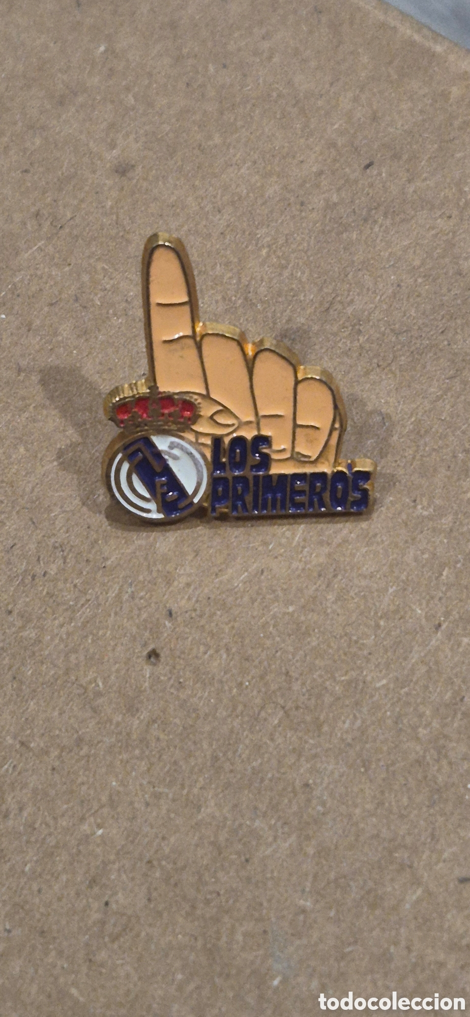 Collectionnisme sportif: Pin Real Madrid Club de F&uacute;tbol a&ntilde;os 80-90