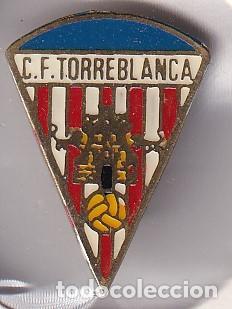Sammelleidenschaft Sport: ANTIGUA INSIGNIA DE IMPERDIBLE DEL EQUIPO DE FUTBOL TORREBLANCA (FOOTBALL) SEVILLA