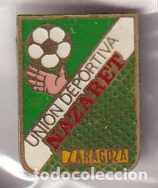 Collectionnisme sportif: ANTIGUA INSIGNIA DE IMPERDIBLE DEL EQUIPO DE FUTBOL UNION NAZARET (FOOTBALL) ZARAGOZA
