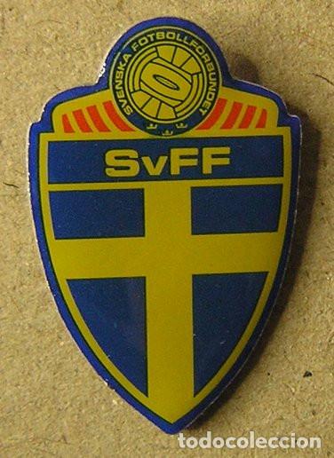 Collezionismo sportivo: PIN DE LA FEDERACION SUECA DE FUTBOL