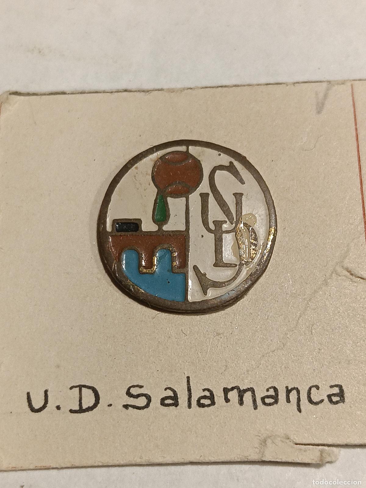 Sammelleidenschaft Sport: Pin antiguo rareza escudo equipo futbol uni&oacute;n deportiva salamanca insignia original a&ntilde;os 40/50