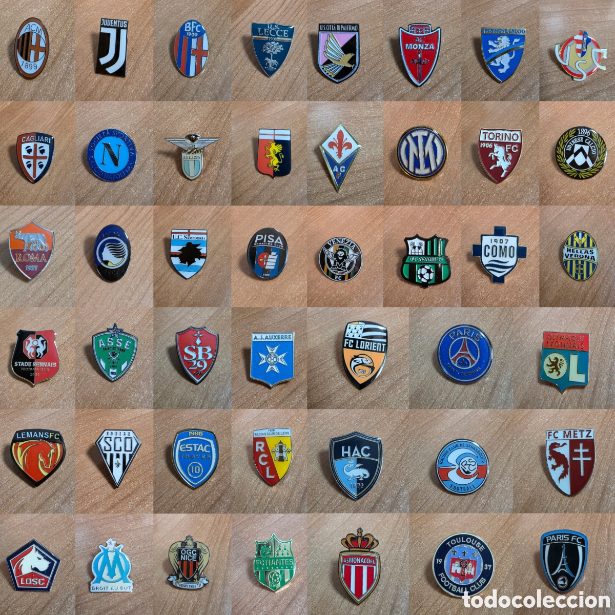Sammelleidenschaft Sport: Pines de f&uacute;tbol de ligas europeas y selecciones
