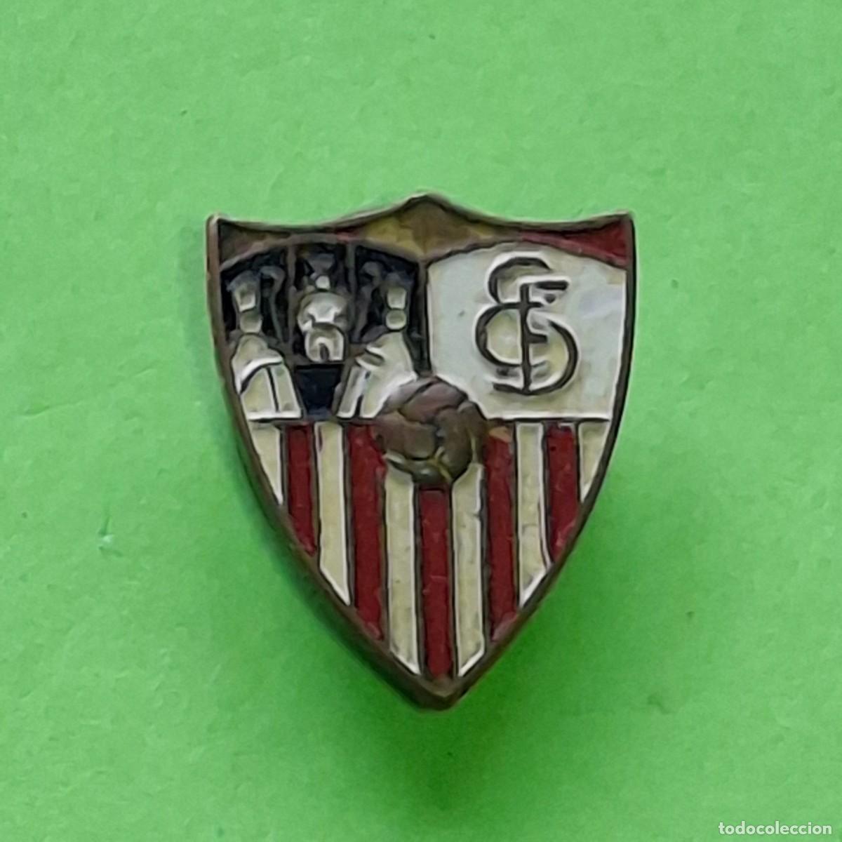 Collectionnisme sportif: PIN INSIGNIA SOLAPA OJAL - SEVILLA CLUB DE FUTBOL - ESCUDO