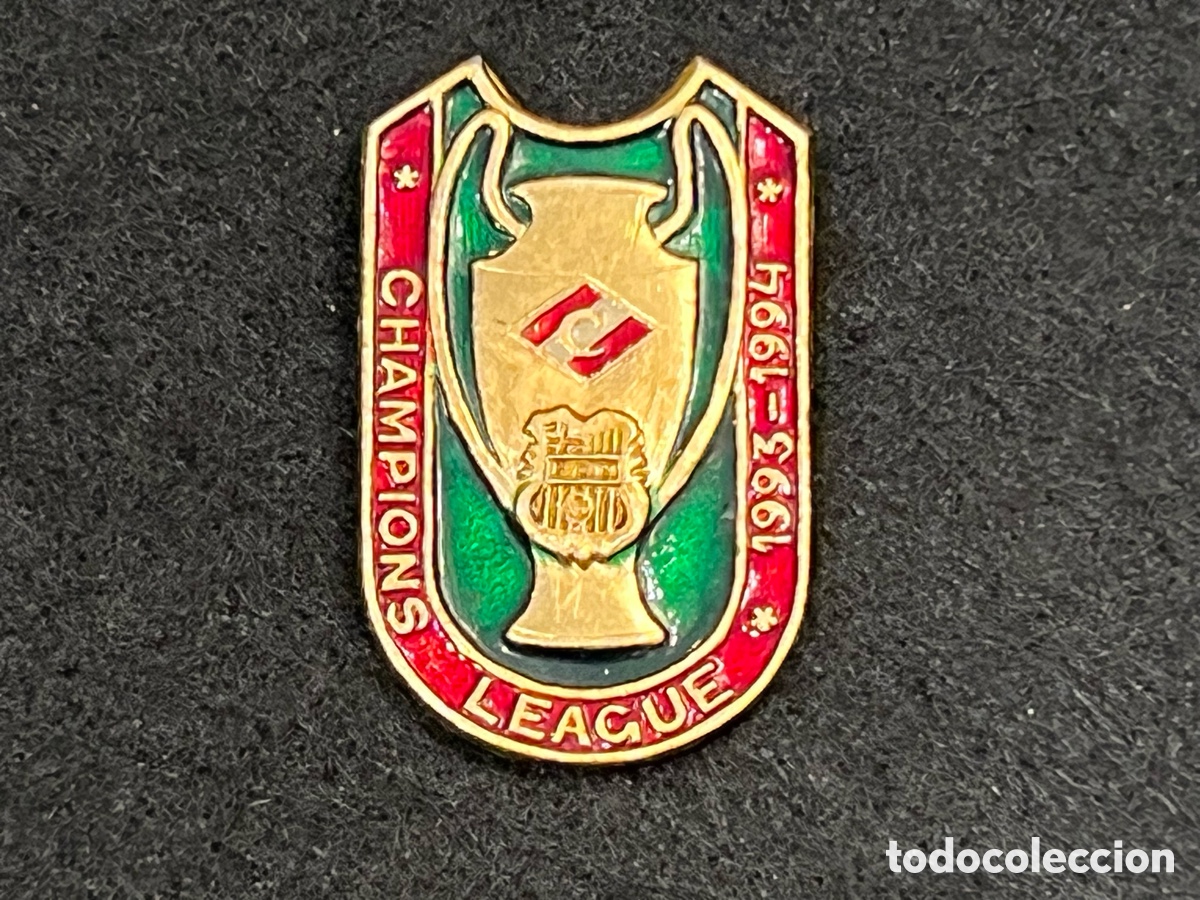 Coleccionismo deportivo: FC BARCELONA SPARTAK DE MOSC&Uacute; COPA DE EUROPA 1993-1994 PIN INSIGNIA DE AGUJA CHAMPIONS LEAGUE BAR&Ccedil;A