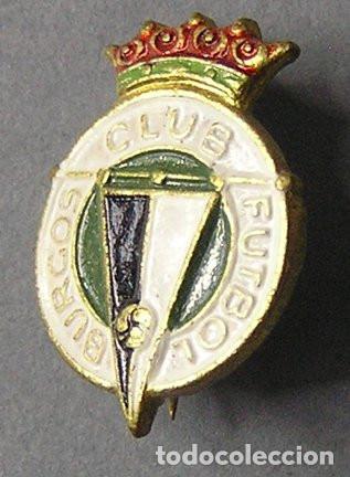 Coleccionismo deportivo: INSIGNIA DE ALFILER DEL BURGOS CLUB DE FUTBOL - A&Ntilde;OS 70