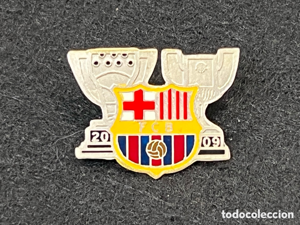 Coleccionismo deportivo: PIN FC BARCELONA TEMPORADA 2009 CAMPE&Oacute;N COPA DEL REY LIGA ESPA&Ntilde;OLA FUTBOL INSIGNIA.