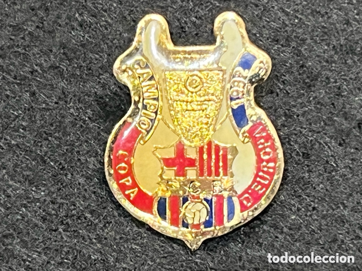 Coleccionismo deportivo: PIN FC BARCELONA CAMPE&Oacute;N CAMPIO COPA DE EUROPA 1992 WEMBLEY CHAMPIONS SAMPDORIA.