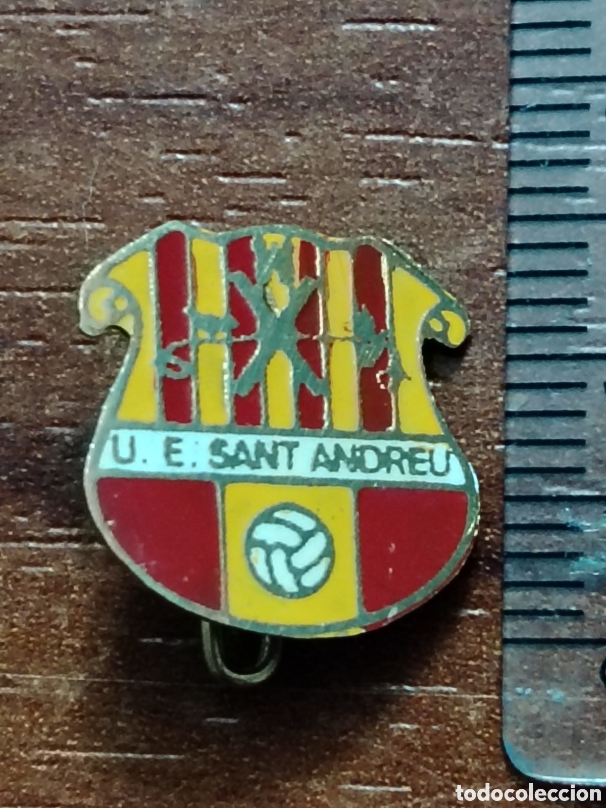 Coleccionismo deportivo: Insignia Unio Esportiva Sant Andreu (Barcelona)