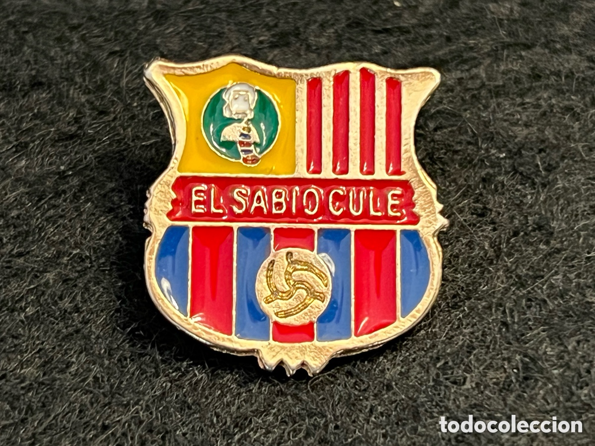 Coleccionismo deportivo: PIN PB PE&Ntilde;A BARCELONISTA EL SABIO CUL&Eacute; BADALONA PENYA BAR&Ccedil;A INSIGNIA.