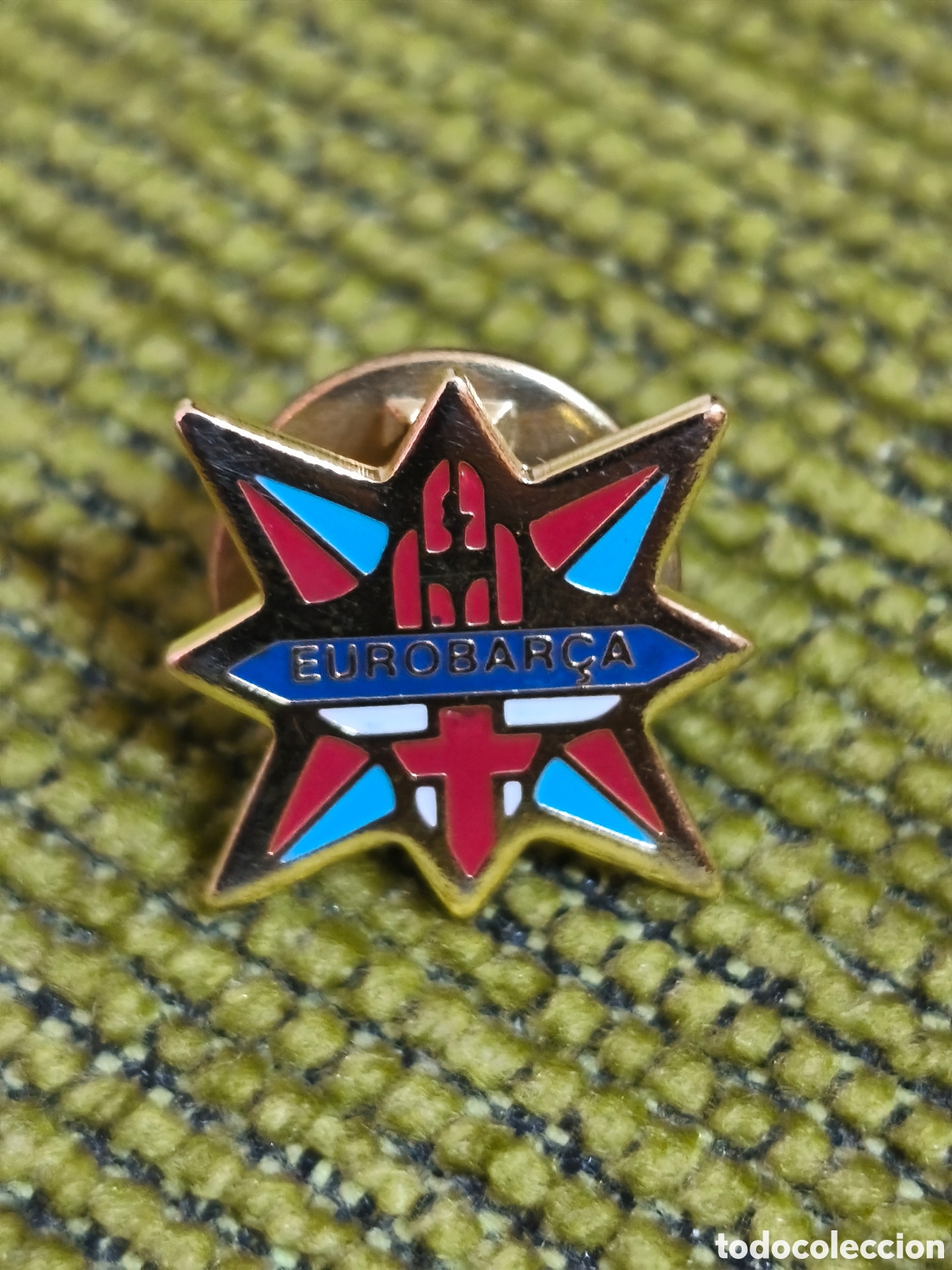 Coleccionismo deportivo: PIN DEL BAR&Ccedil;A. PENYA BARCELONISTA EUROBAR&Ccedil;A. FC BARCELONA.