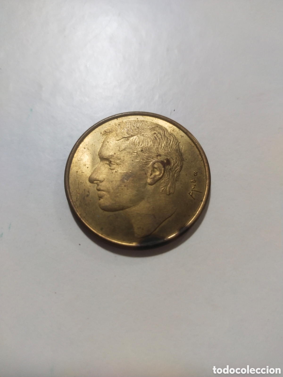 Coleccionismo deportivo: Moneda medalla VALENCIA C.F. POYATOS Colecci&oacute;n Las Provincias