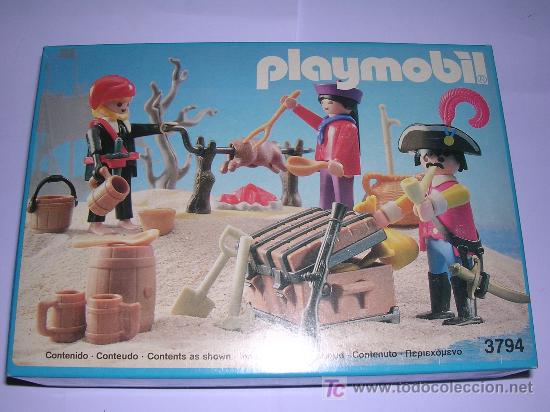 playmobil pirata con tesoro