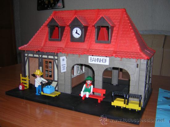 estacion de tren playmobil