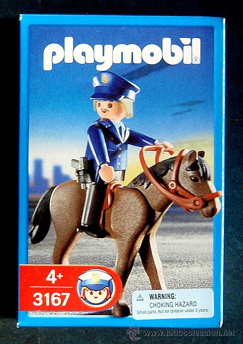 playmobil caballo policia