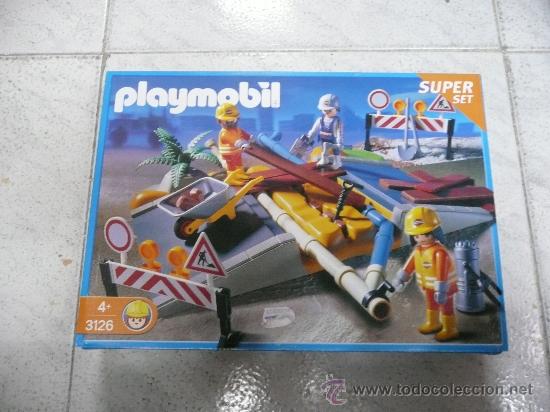 Figurine Playmobil Ouvrier Chantier 3126 - Occasion, Compatible Nombreux Sets