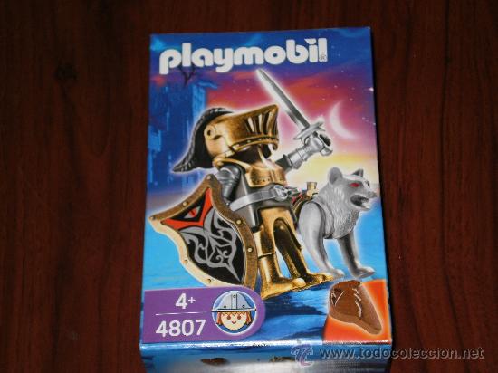 Playmobil: CAJA PLAYMOBIL REF: 4807 ( GUERRERO LOBO CON ESPADA ) , NUEVO SIN ABRIR .