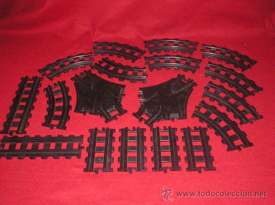 vias tren playmobil 123