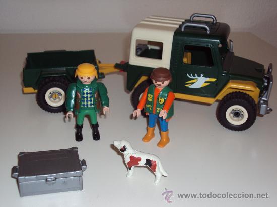 coche con remolque playmobil