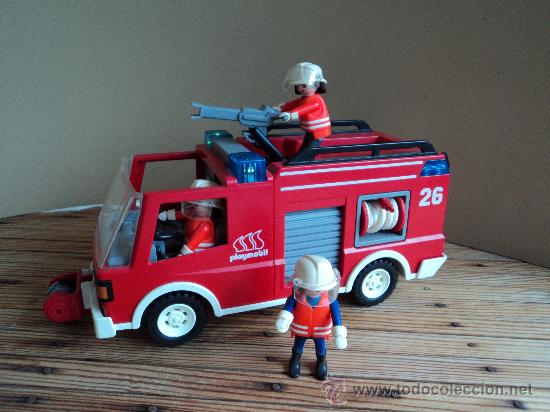 carro de bomberos playmobil