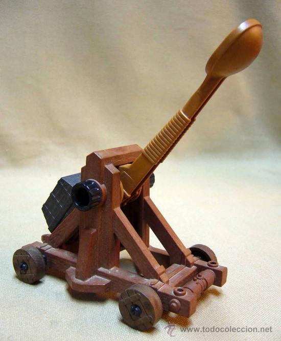 Playmobil: COMPLEMENTO CATAPULTA, FIGURA ARTICULADA, PLAYMOBIL - Foto 1