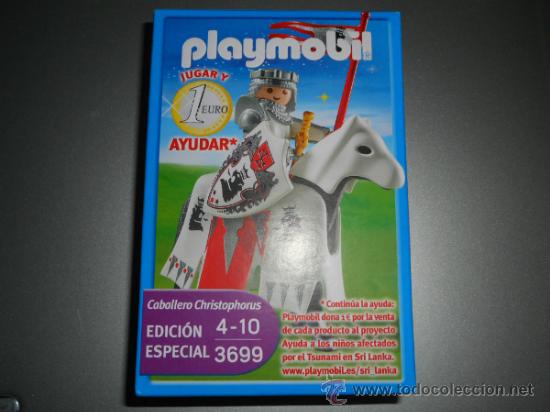 Playmobil: EDICION ESPECIAL PLAYMOBIL CABALLERO MEDIEVAL CHRISTOPHORUS JUGUETES CABALLEROS REF 3699