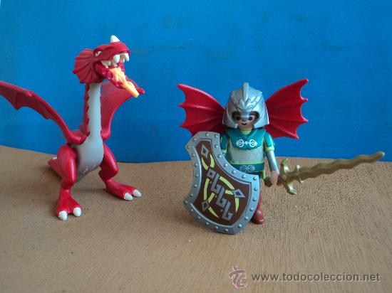 Playmobil: PLAYMOBIL-MEDIEVAL ,DRAGON ROJO