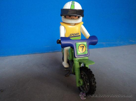 playmobil, moto cross,trial - Acheter Playmobil sur todocoleccion